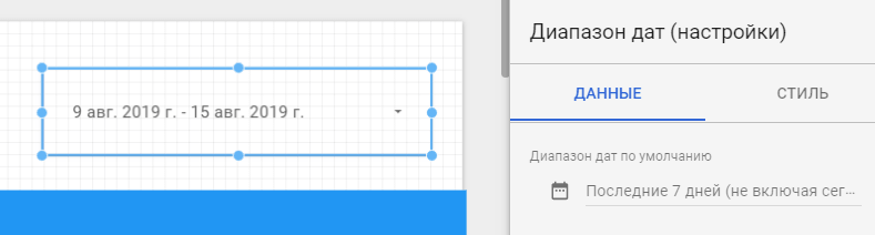 Фильтрация данных по дате