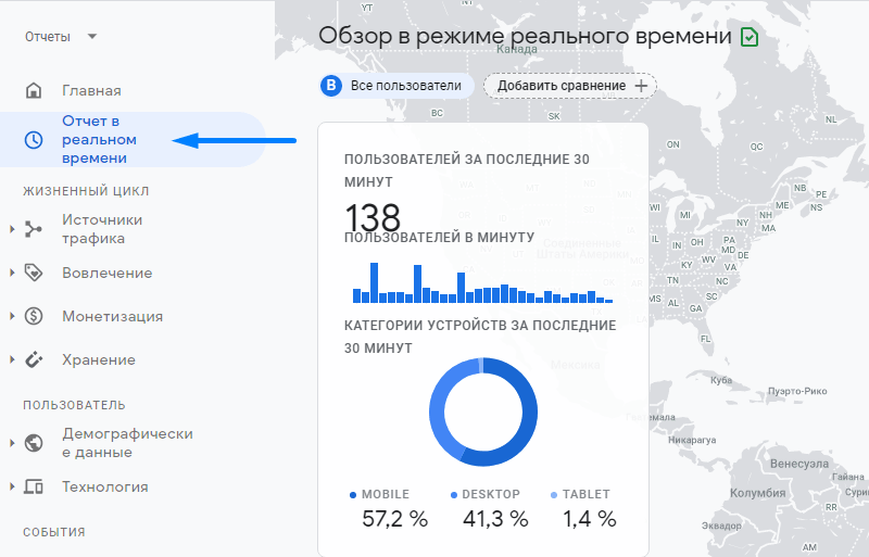 Проверка установки Гугл Аналитики 4
