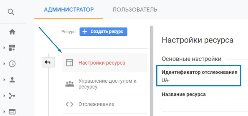 ID ресурса